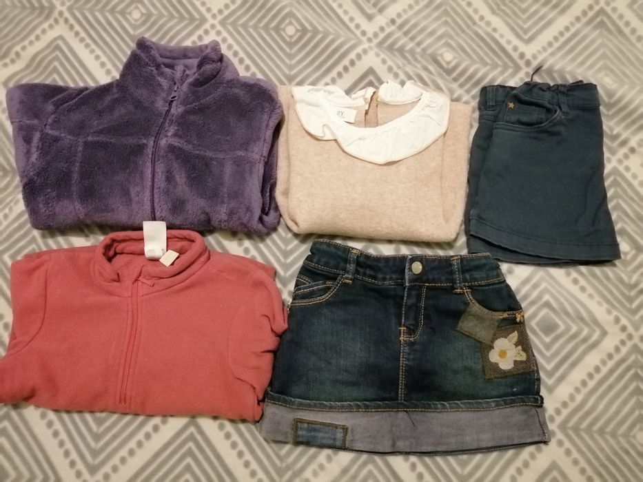 Lote de roupa de inverno de menina 4-5anos