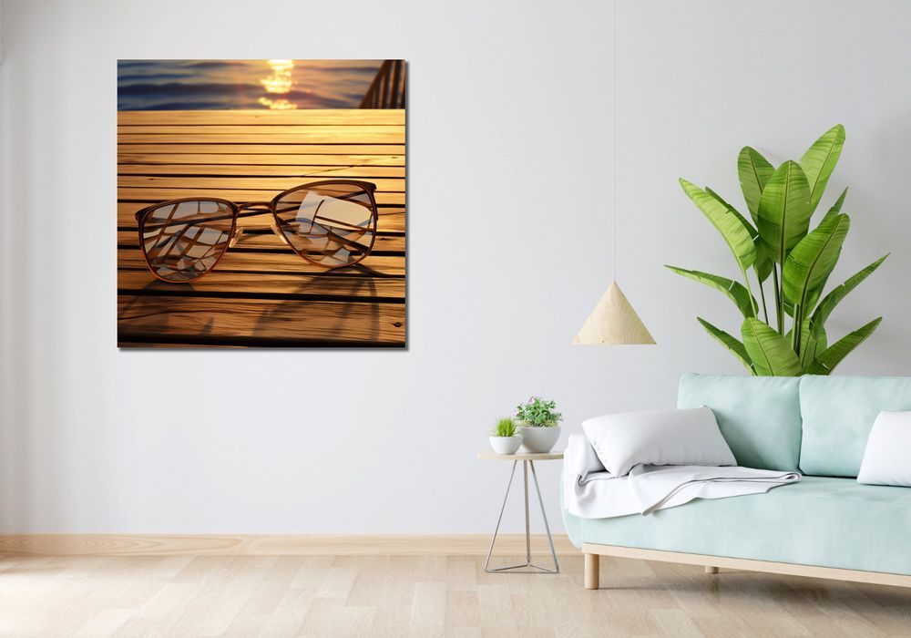 Obraz 100x100cm Lato w Odbiciu