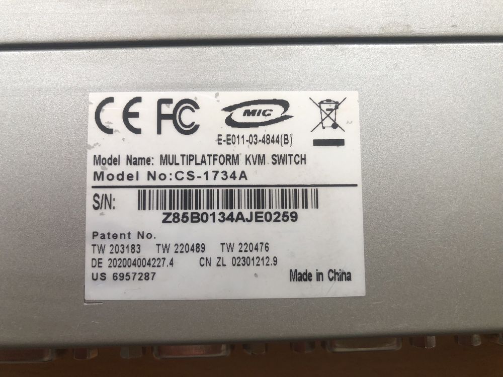 4-portowy przełącznik Aten Multiplatform KVM switch CS-1734A, CS1734A