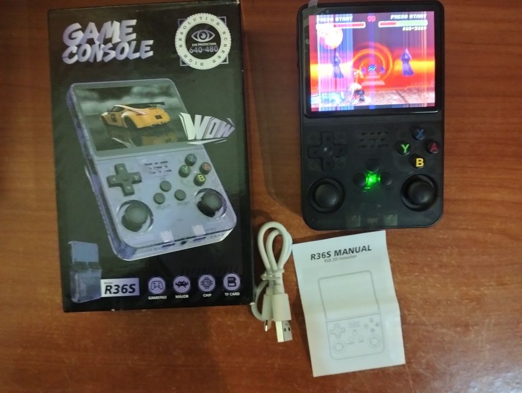 Consola de jogosl R36S de 128GB