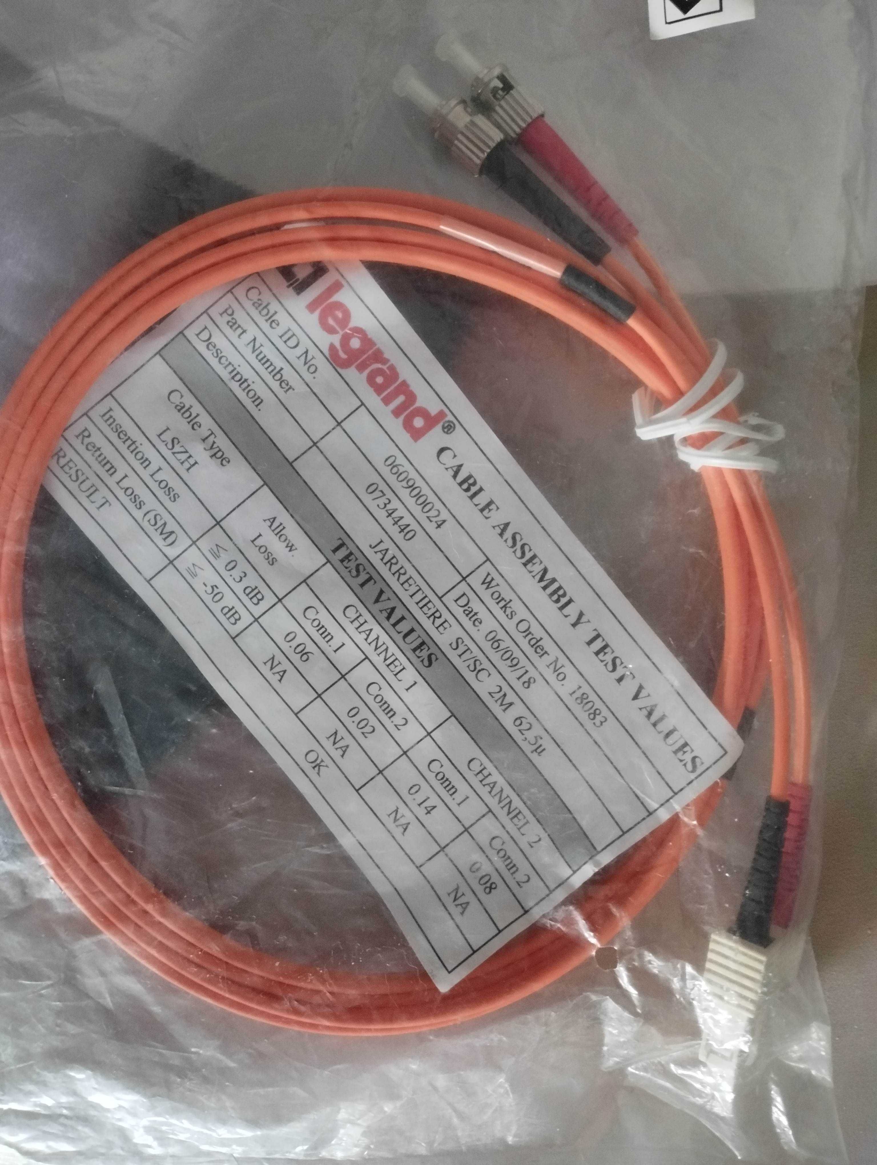 Legrand Cable Assembly fibre