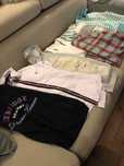 Ubrania, paka, rozm S, bluza, sweter, spodnie
