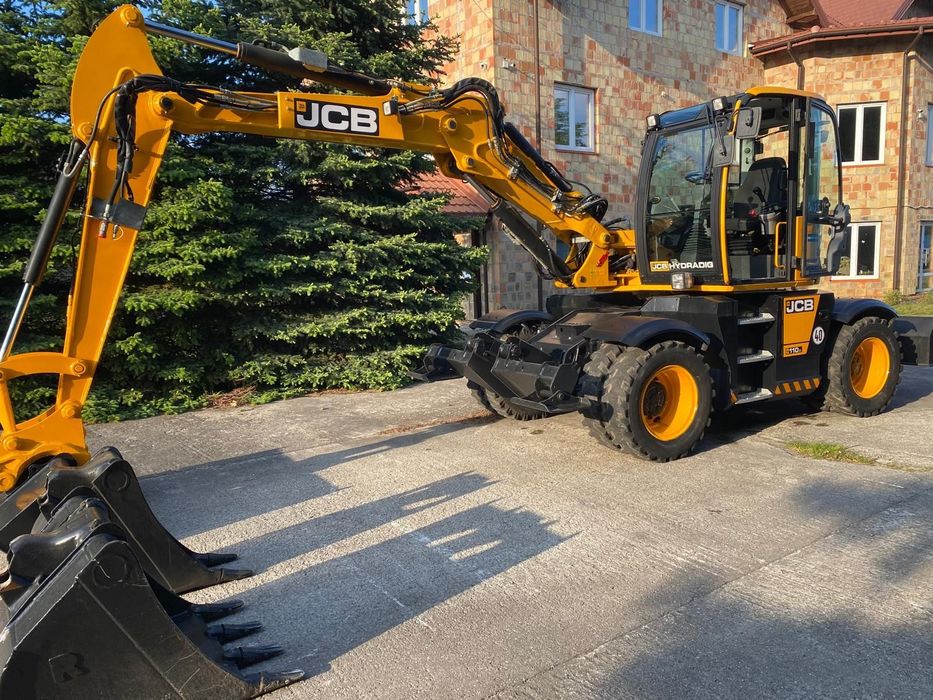 JCB HD110 WTT4F  Stan idealny 2850mth jak nowa, hydrauliczna łyżka skarpowa, widły