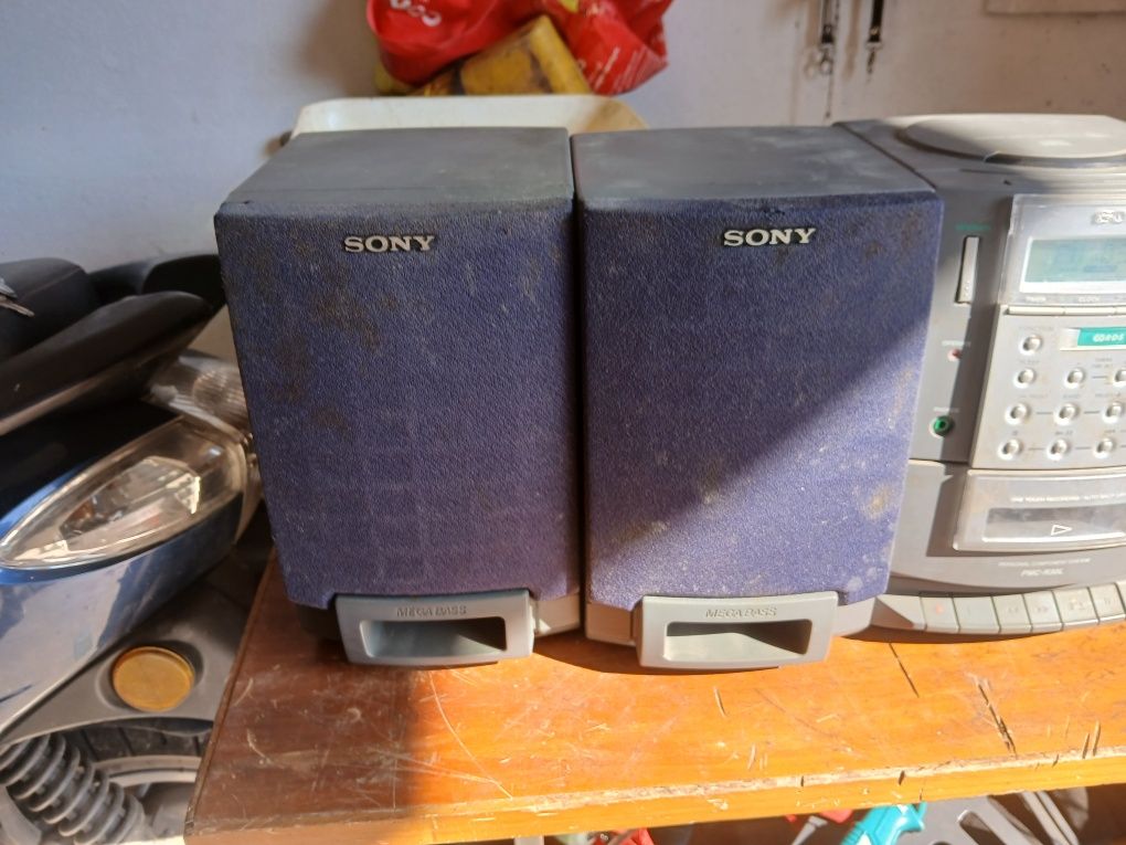 Rádio de CD e cassetes