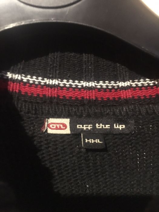 Męski sweter rozpinany,dwukierunkowy zamek XXL