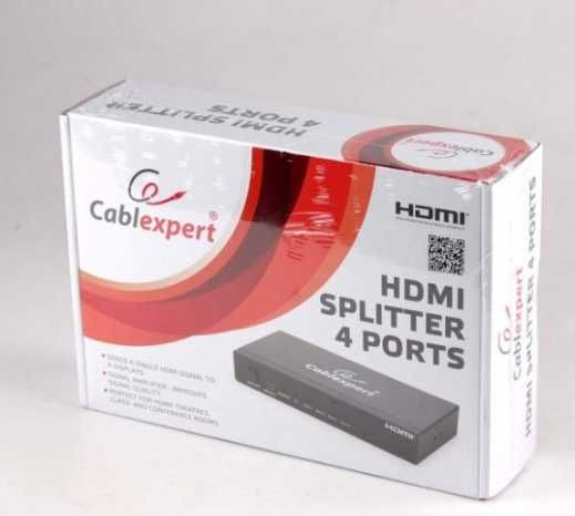 Спліттер HDMI 1х4 розгалужувач Cablexpert HDMI-4xHDMI