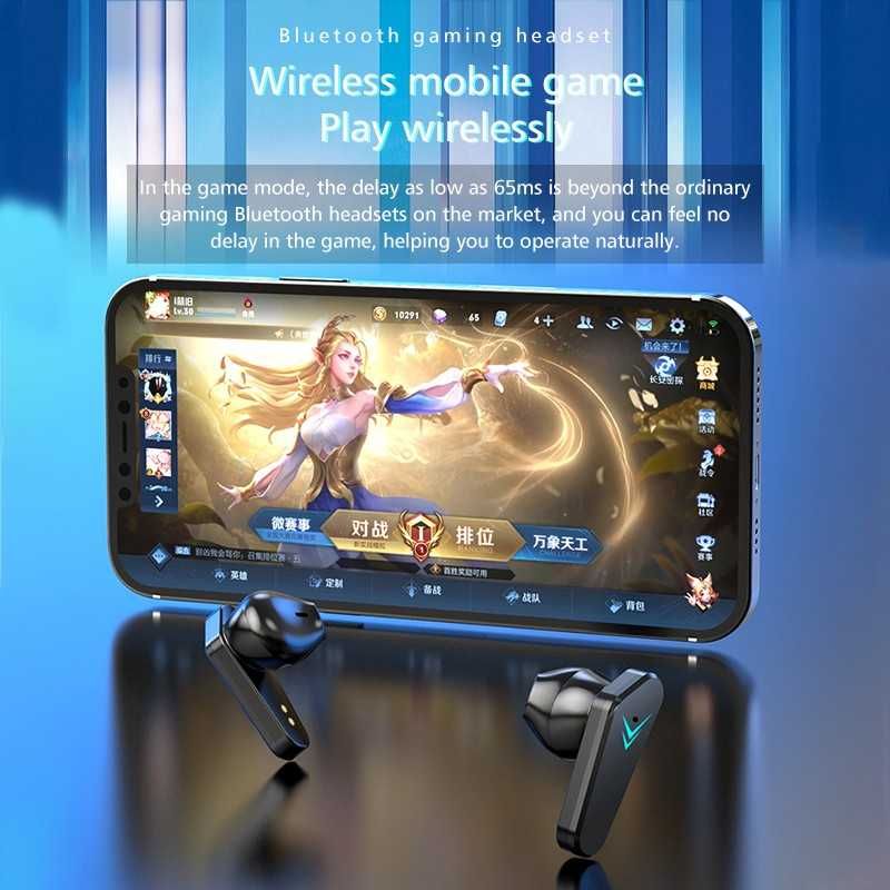 Słuchawki gamingowe X15 Bluetooth led douszne