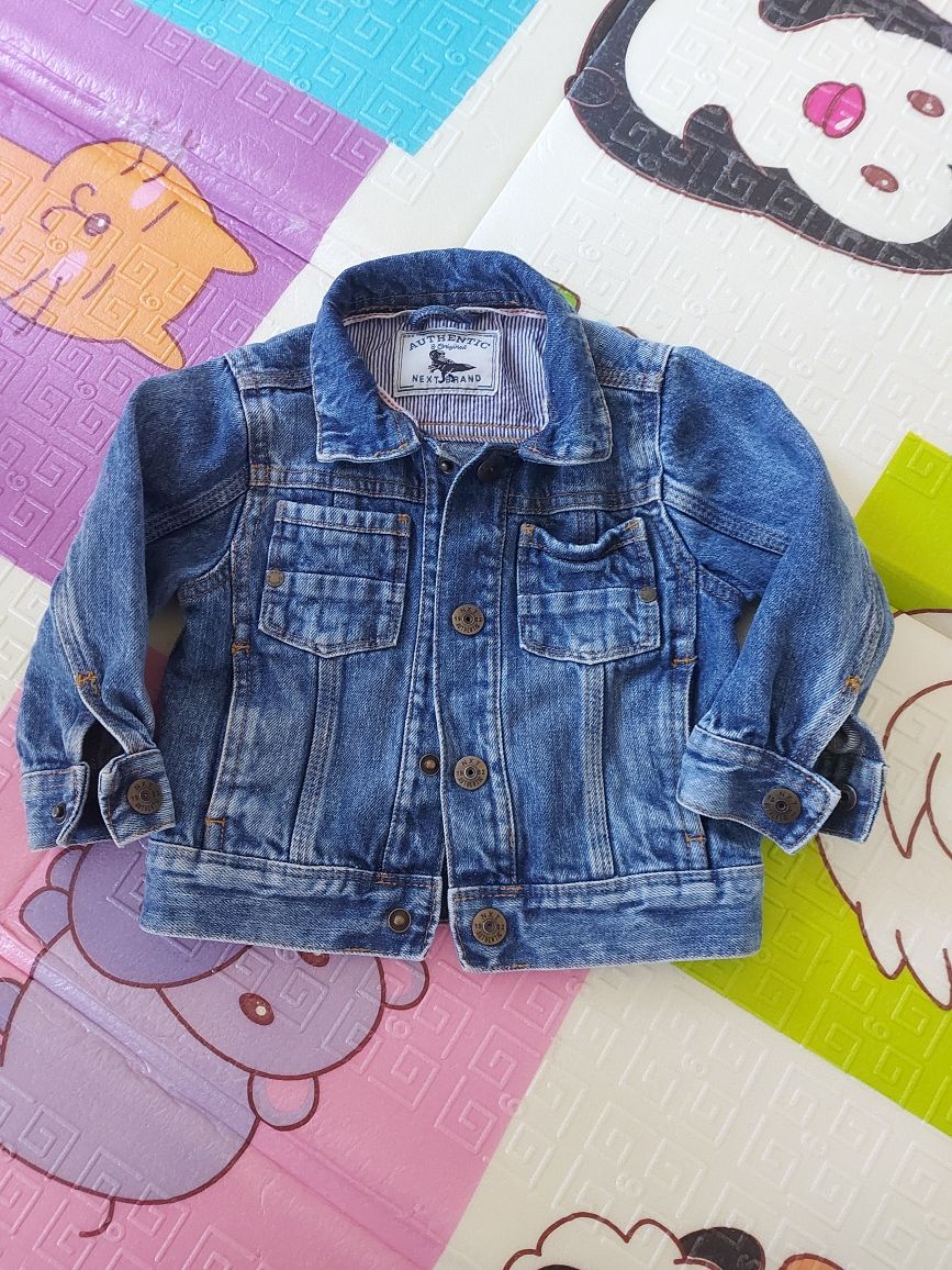 Джинсовая курточка куртка детская 12-18 месяцев next