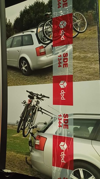 Bagażnik rowerowy na klapę, nowy, GIZA, dobrej firmy Auguri. 2 rowery.