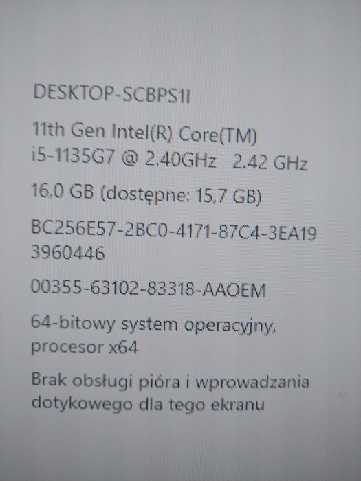 Komputer Lenovo ThinkCentre M700 i3-6100 4x3,7GHz Ram ddr3 8GB SPRAWNY