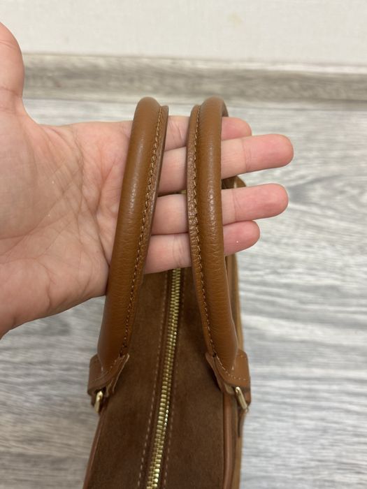 Сумка маленька натуральний замш