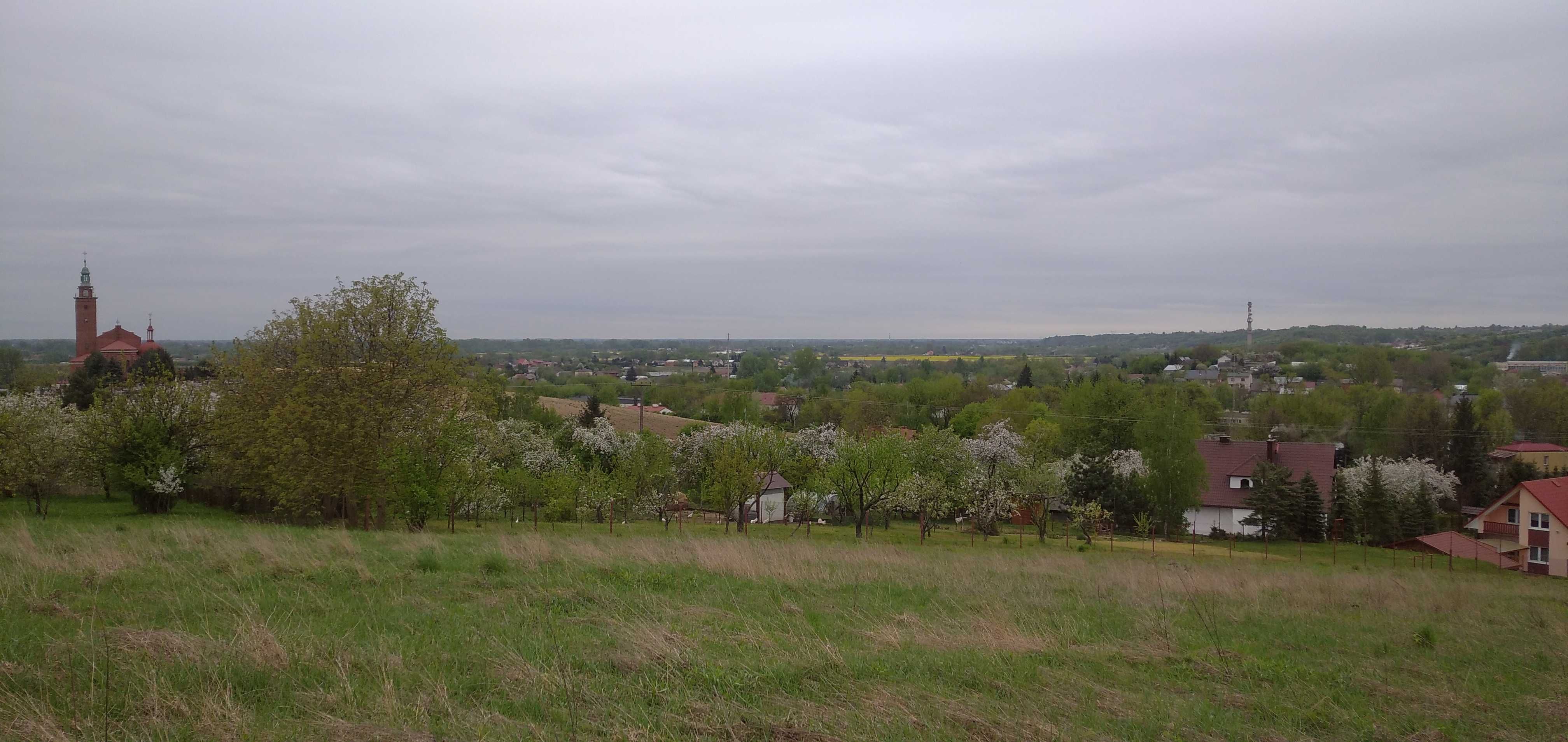 Działka panoramiczna rolna z warunkami zabudowy