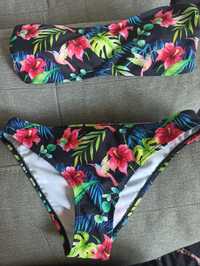 Nowe bikini kostium rozm S kwiaty