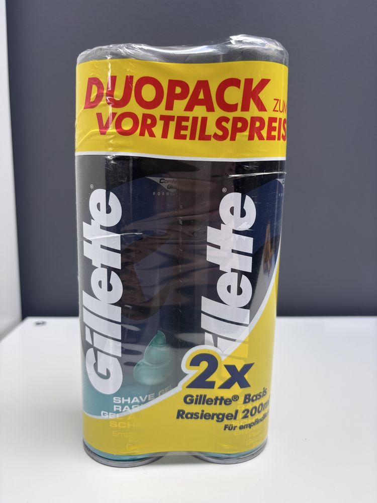 Żel do golenia Gillette Seria do skóry wrażliwej, 2 x 200 ml