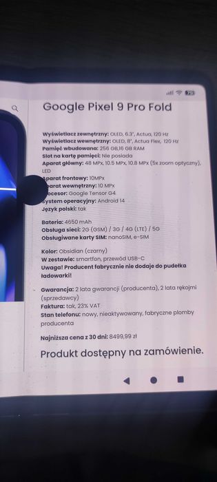 Telefon Skladany Pixel