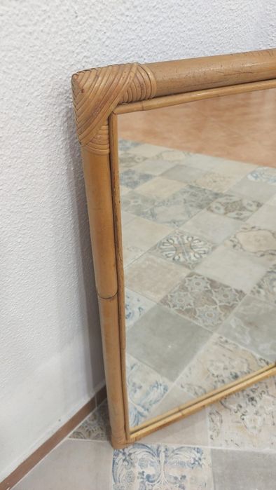 Espelho Rectangular Bambu