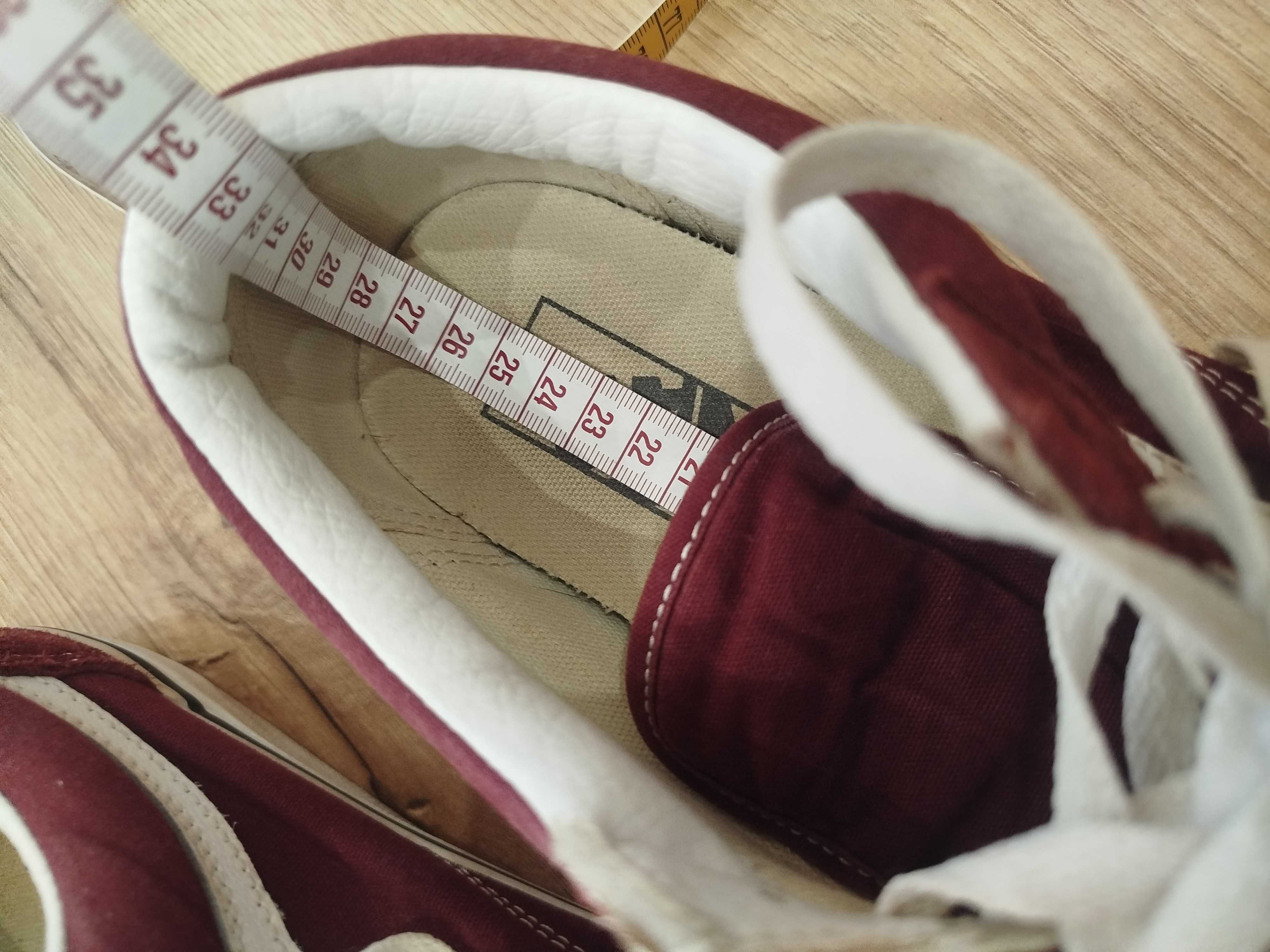 Trampki Vans 42.5 bordowe