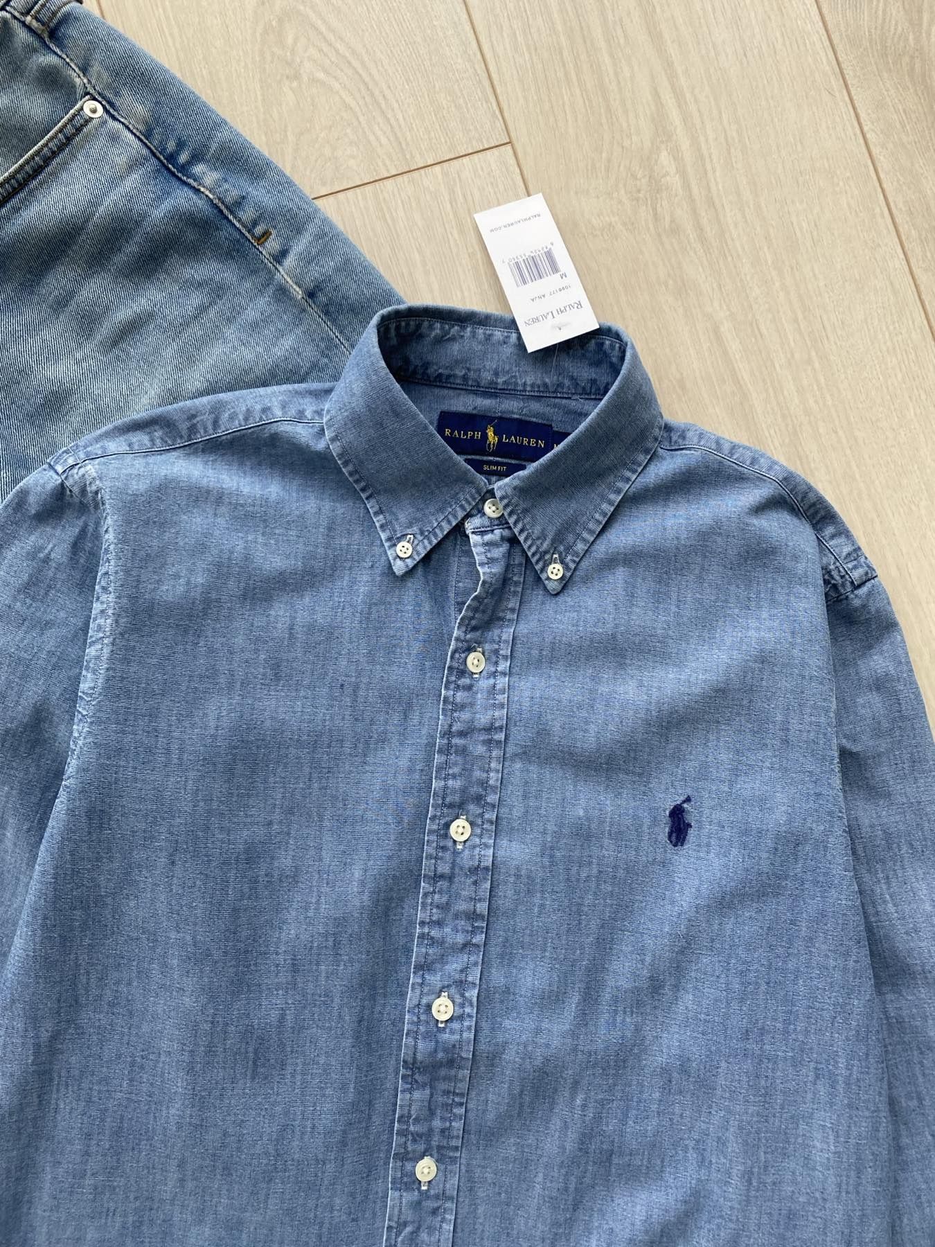 Polo Ralph Lauren чоловiча джинсова сорочка, рубашка