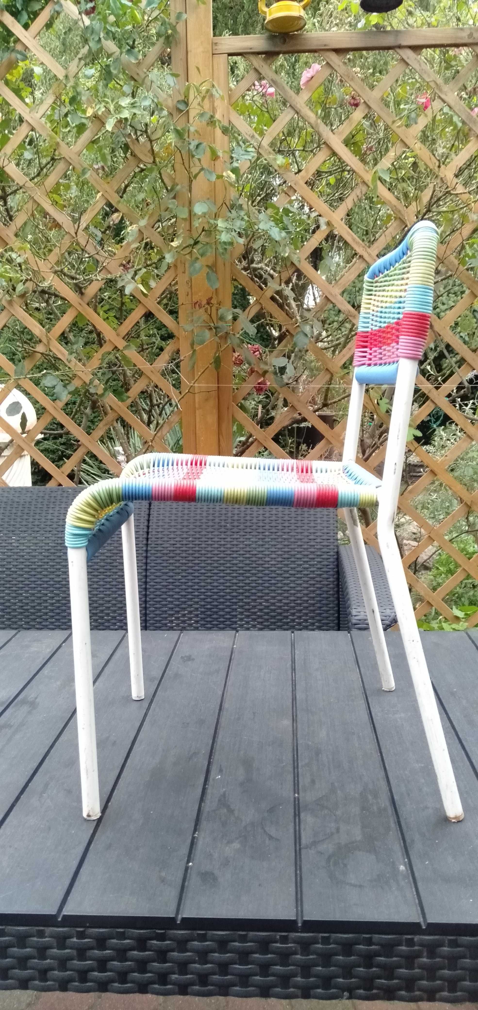 Krzesełko dziecięce kolorowe Ikea