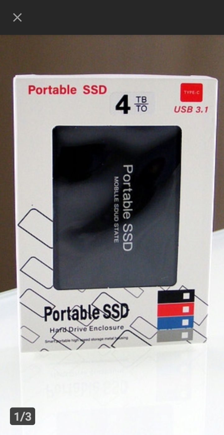 Dysk zewnętrzny SSD-4TB USB-C