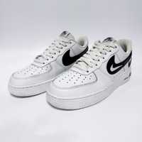 Кроссовки Nike Air Force 1 ’07 FM WHITE-BLACK SWOOSH Dunk SB TN