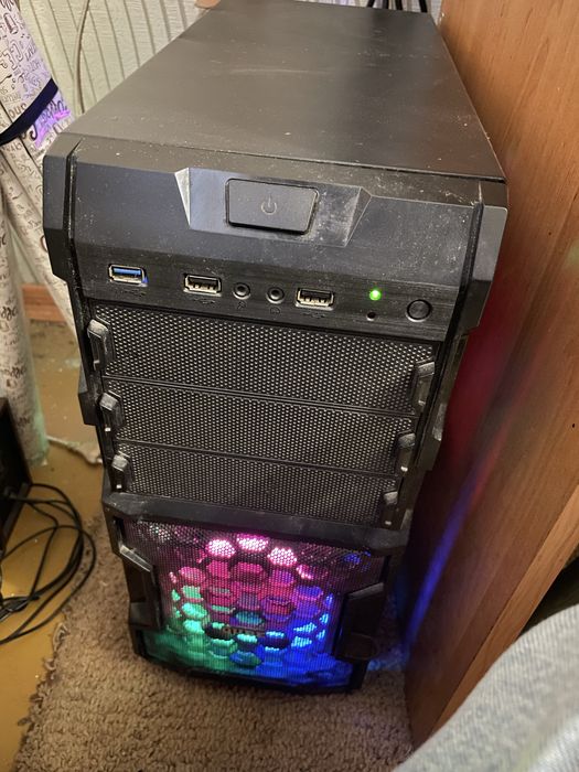 Игровой пк 1050ti 4 gb, i3-9100f, 16 gb osu