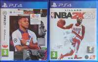 Fifa 21 + NBA 21 | 2 Gry PS4