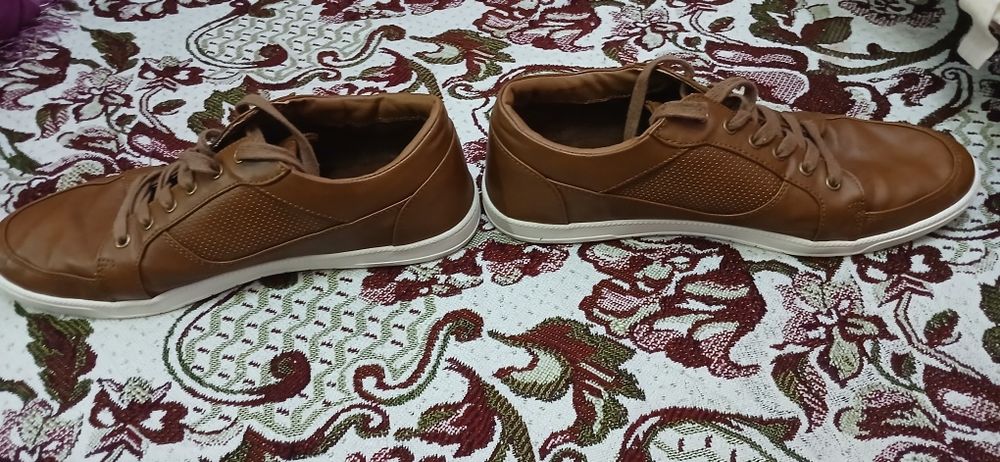 Стильні чоловічі кеди Next, Коричневі (Розмір 44)