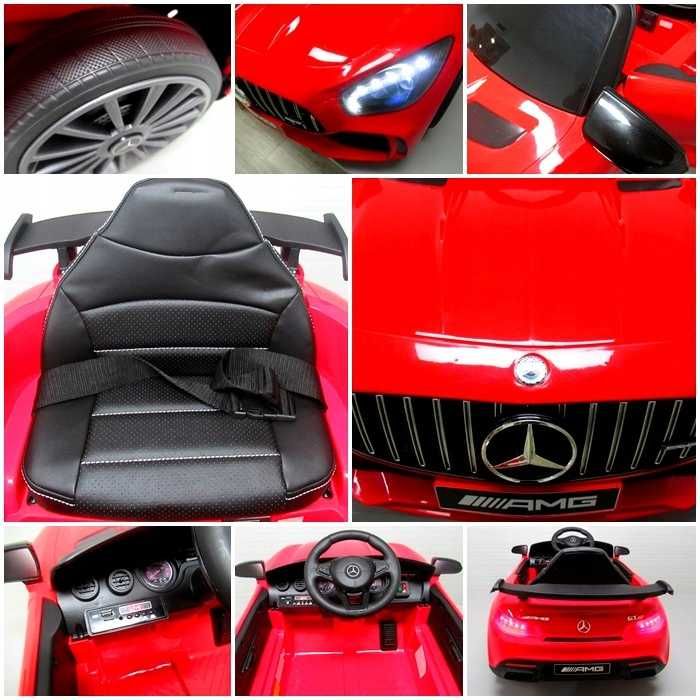 NOWY Mercedes Dla Dziecka Auto Na Akumulator Litowo-Jonowy SKÓRA Pilot