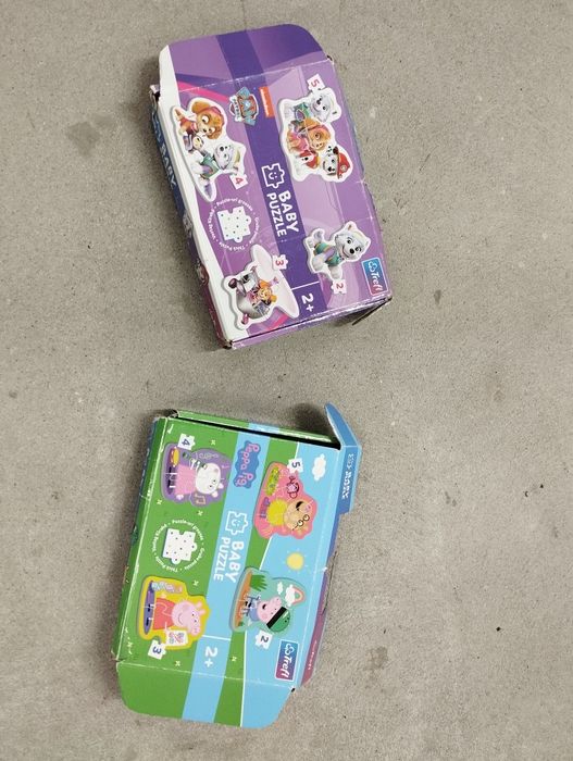 Puzzle +2 Psi Patrol i Świnka Peppa