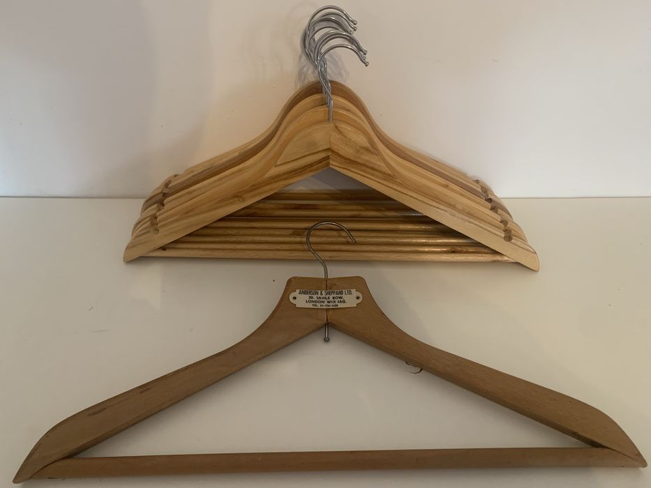 Cabides de madeira 10 unidades