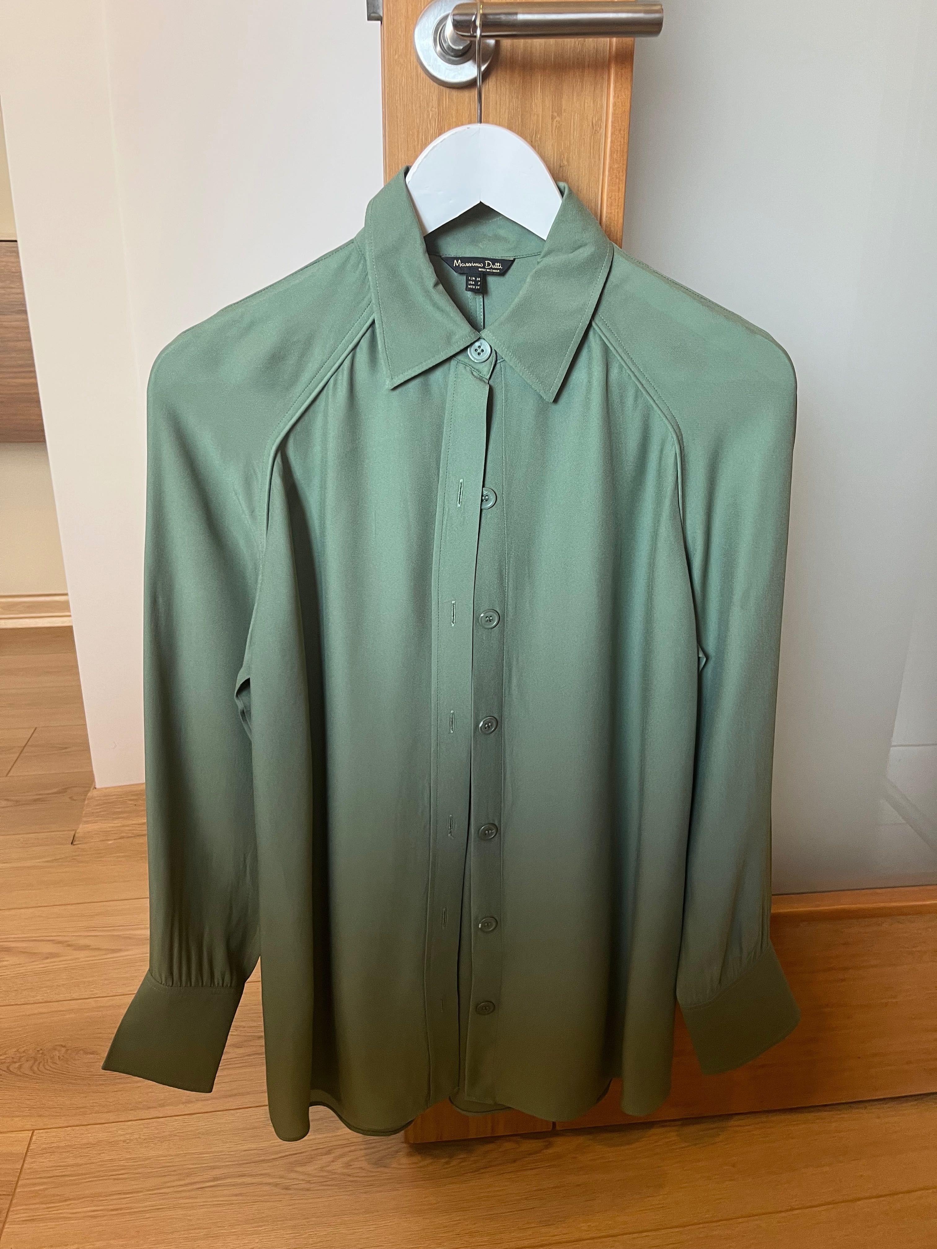 Блуза сорочка Massimo Dutti
