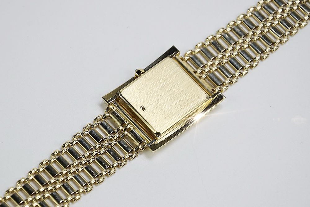 Złoty zegarek 14k 585 z bransoletą męski 14k Geneve mw009y&mbw011y B