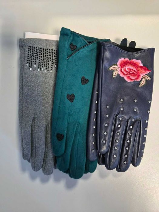 NOWE 100 PAR - Rękawiczki damskie, męskie, dziecięce