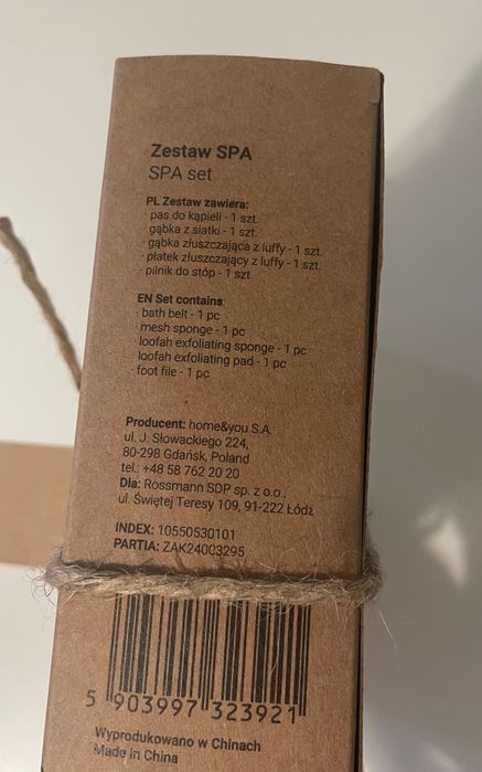 Zestaw SPA Eloy - nowe