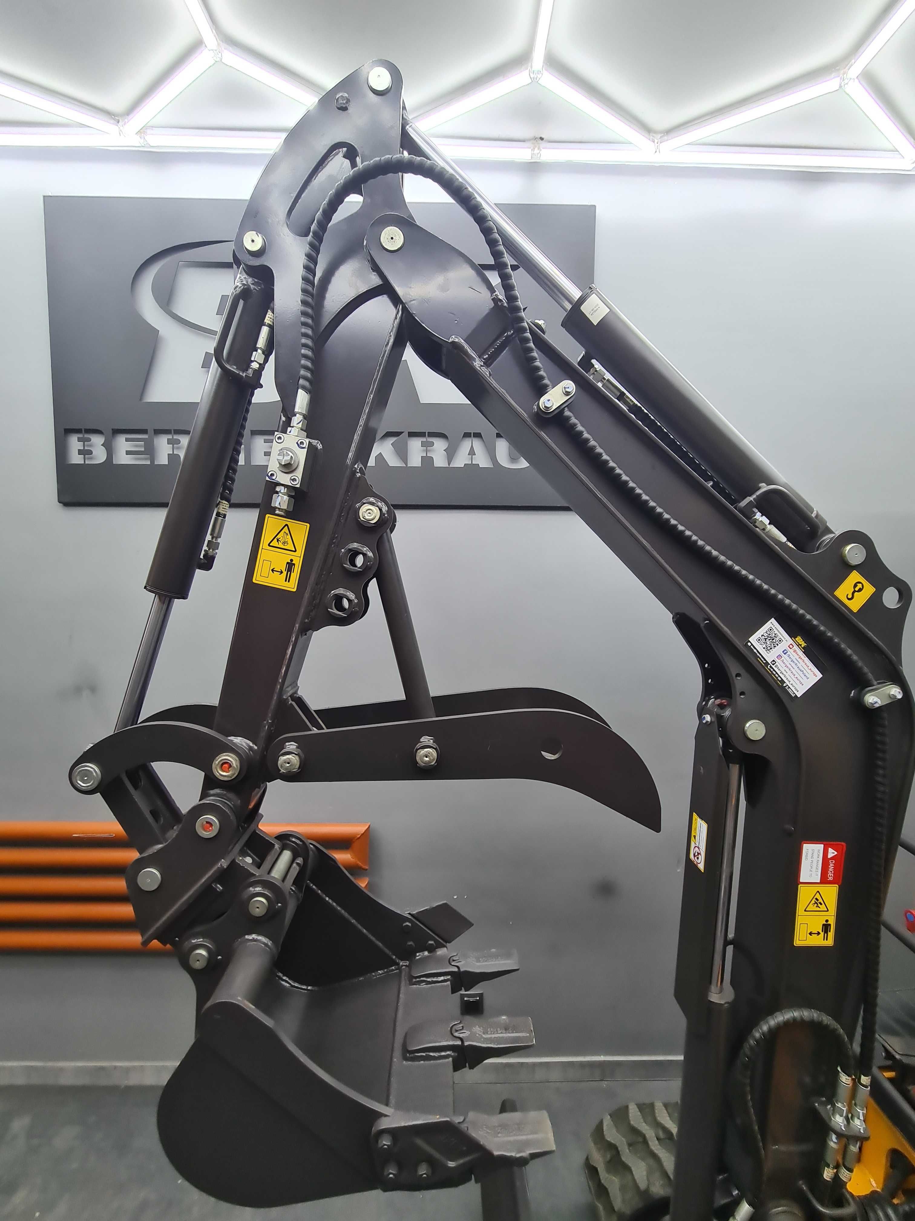 Mini Koparka Berger Kraus BK1500JS Joystick  osprzęt 1400kg KUBOTA