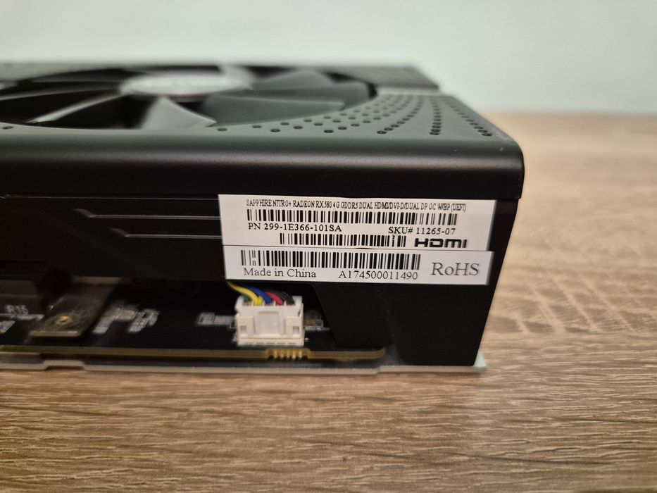 Відеокарта Sapphire Radeon RX580 Nitro+ 4Gb GDDR5