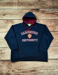Vintage bluza Cambridge University hoodie 90s r. XL