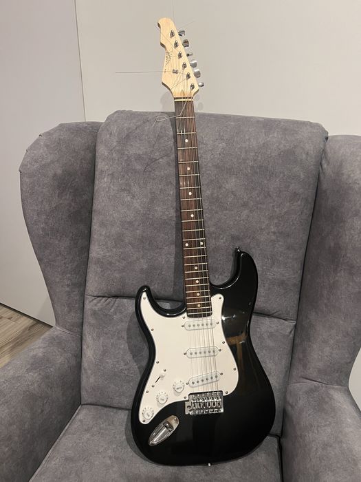 Gitara elektryczną Vision dla leworęcznych