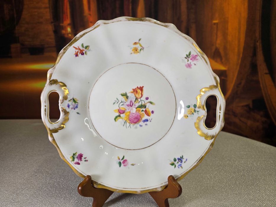 Porcelanowa talerz firmy KPM Wałbrzych