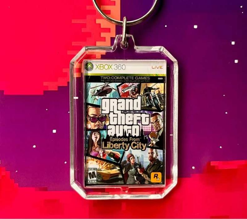 Brelok GTA Episodes from Liberty City - mini okładka Xbox 360