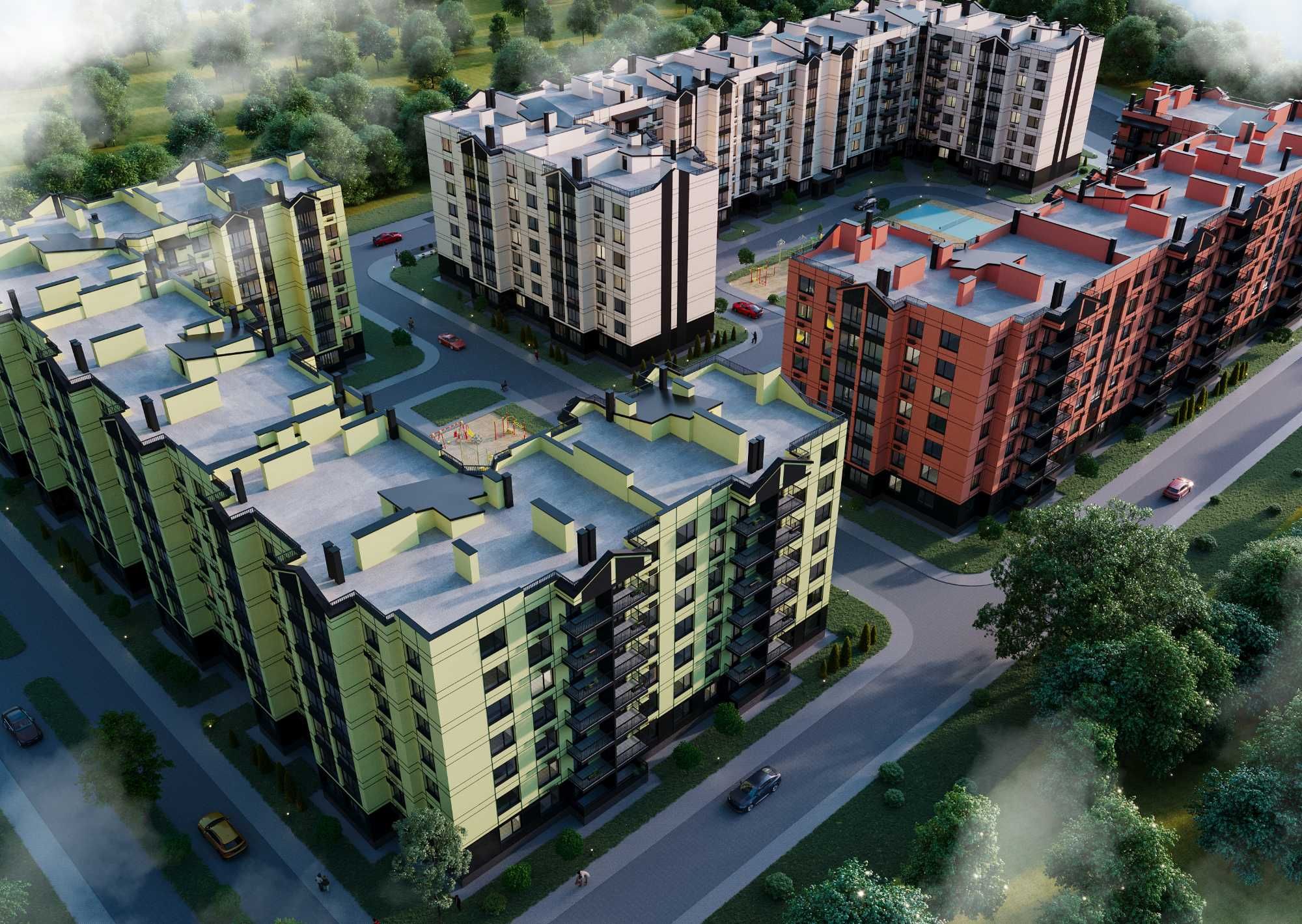1к квартира 48,13 м² однокімнатна Софіївська Борщагівка КРЕДИТ