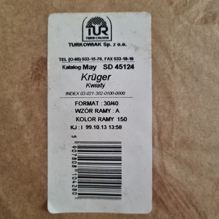 Obraz malarza niemieckuego