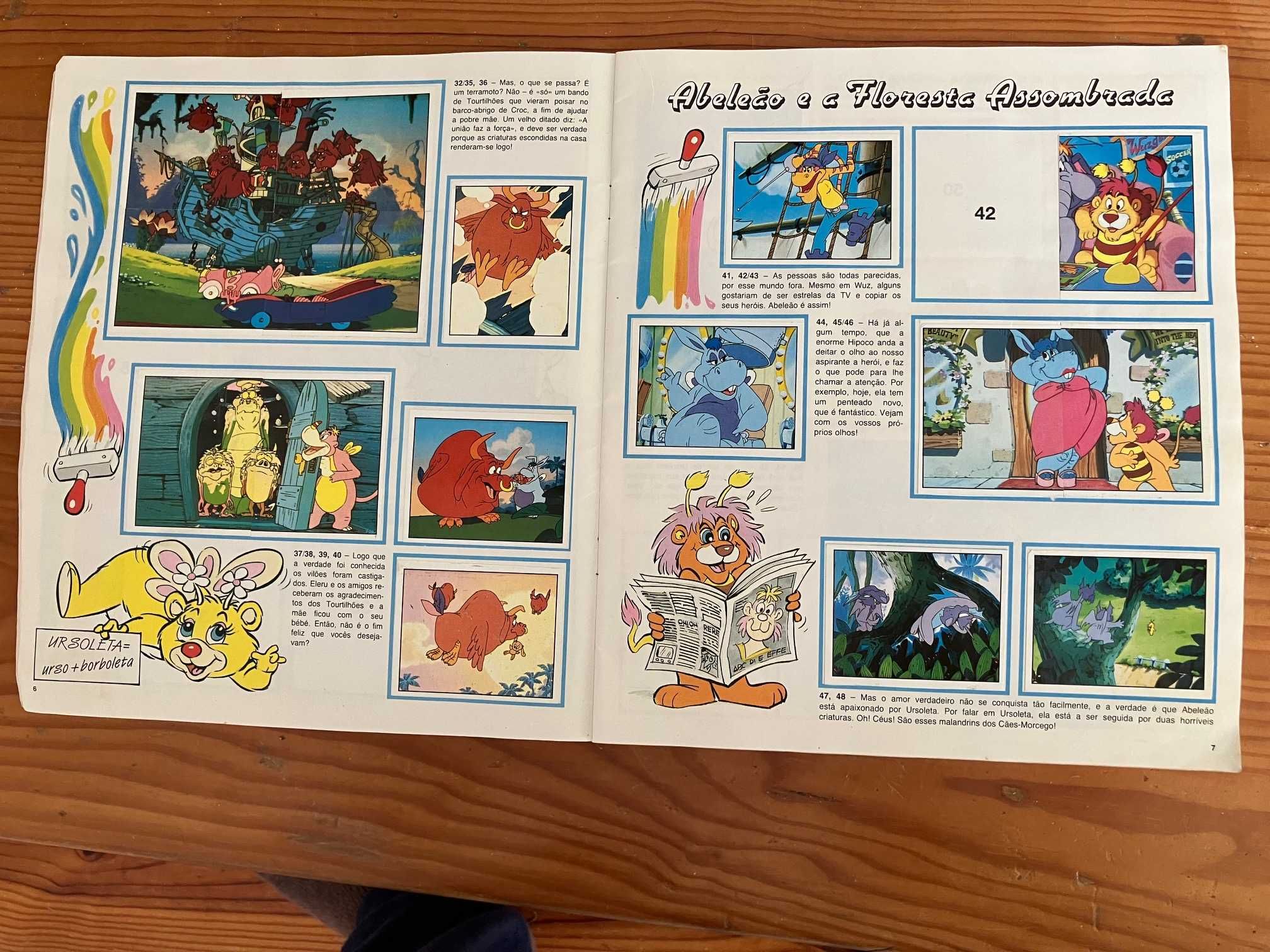 Caderneta Wuzzles (tem 102 cromos)