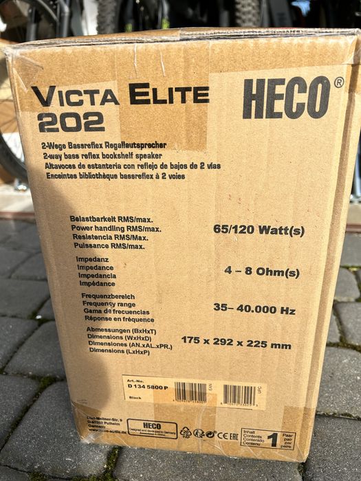 Kolumny glosniki NOWE Heco Victa Elite 202