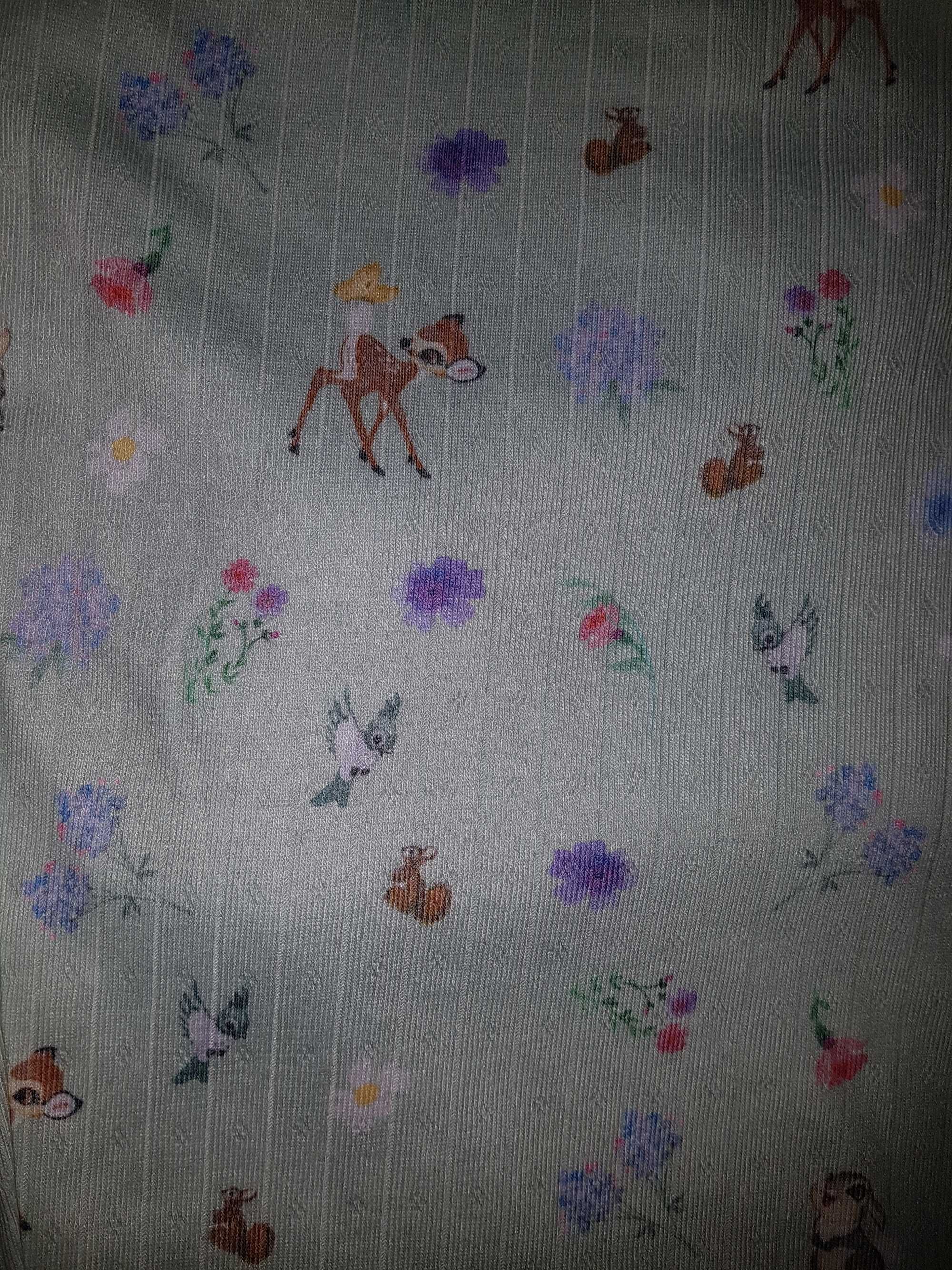Ажурный яркий мятный комплект Бемби микрофибра XL р-р, пижама Disney