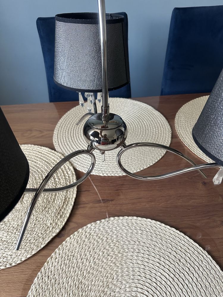 Lampa wisząca i dwa kinkiety