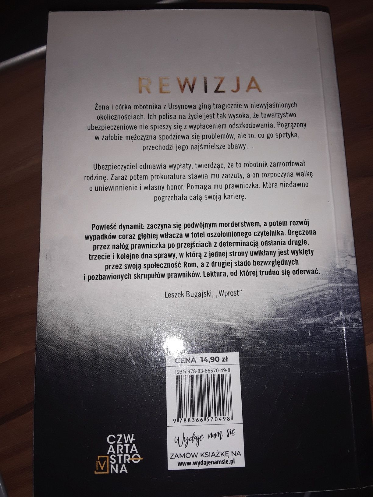 Rewizja Mróz Remigiusz seria z chyłką