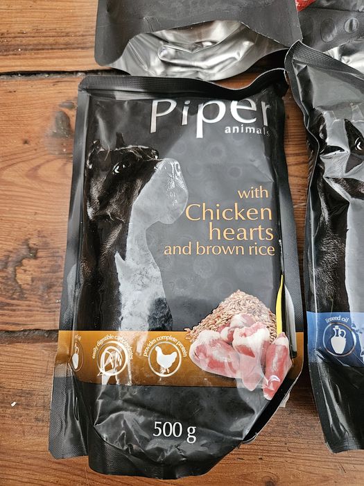 14  embalagens comida para cão (Piper) - poupa 38eu