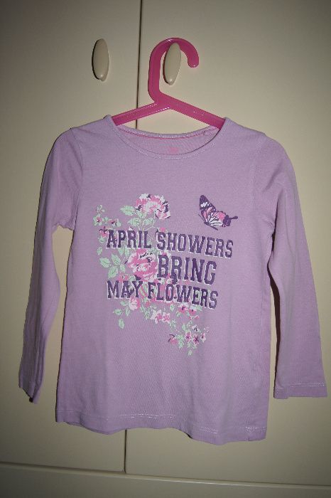 Komplet bluzek dla dziewczynki rozm. 98 - 104